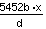 (5452*b*x)/d