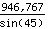 946.767/sin(45)