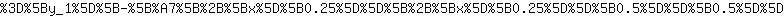1*y_1=1*1*x+0.25^0.5+-0.5