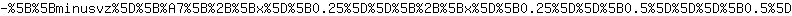 -1*1*x+0.25^0.5+-0.5